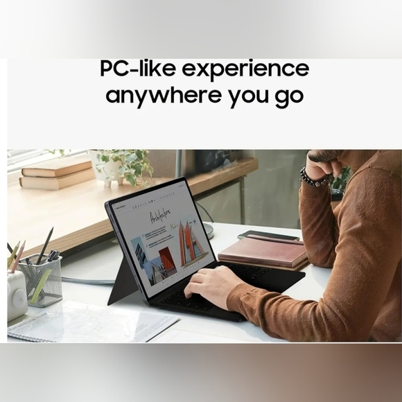 NIB Samsung Black Book Cover Keyboard for S10+ Tablet. Was opened but never used - Picture 7 of 14